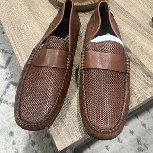 To boot New York Brown Leather Loafers